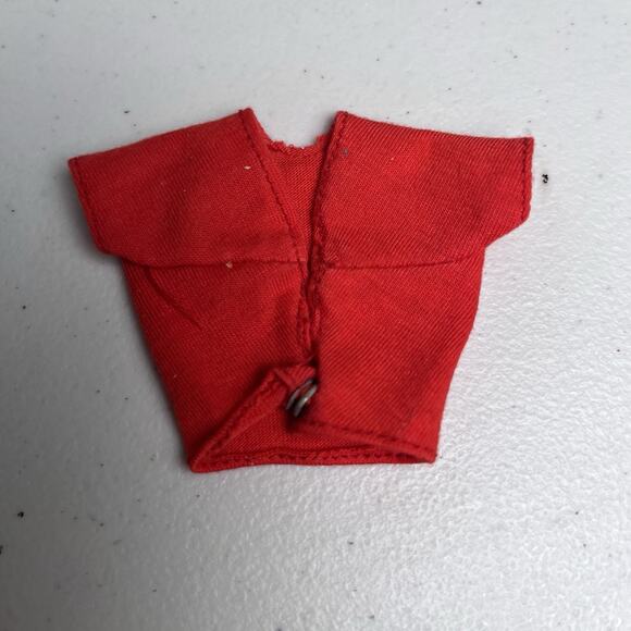 Vintage Barbie Clone Western Outfit Clothes Lot Red Top Pants Scarf Horse Pad - Picture 5 of 14